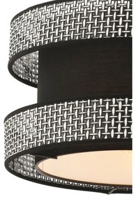 Závesné svietidlo na lanku HALO 1xE27/60W/230V čierna/sivá