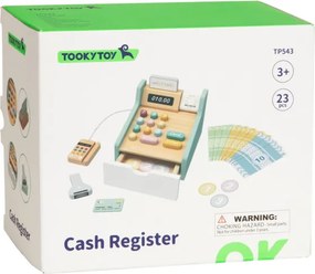 Drevená pokladňa Tooky Toy TP543