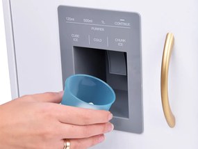 JOKOMISIADA Veľká drevená detská kuchyňa s chladničkou, rúrou, krájačom a drezom ZA5269