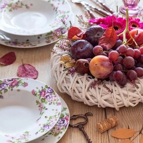 Porcelánová sada tanierov BEAUTY 18 ks