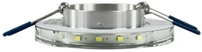 BERGE Podhľadové bodové svietidlo BRG71023 nevýklopné - GU10 - okrúhle + svietiaca LED pásik 3W neutrálna biela