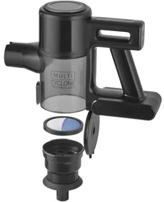 Sencor - Bezdrôtový tyčový vysávač 2 v 1 200 W/2600 mAh čierny