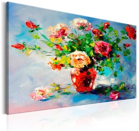 Artgeist Obraz - Beautiful Roses Veľkosť: 120x80, Verzia: Na talianskom plátne