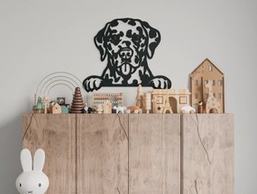 drevko 3D nálepka na stenu Dalmatín Rozmer obrazu: 37,5 x 44,5 cm, Farba dekorácie: Čierna