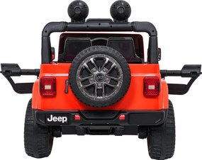Ramiz Jeep Wrangler Rubicon LIFT elektrické autíčko pre deti oranžové