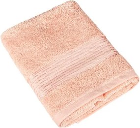 Bellatex Froté uterák Kamilka prúžok lososová, 50 x 100 cm