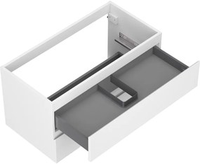 Mexen Orio, kúpeľňová skrinka 90 cm, 2 zásuvky, biela matná, 91A10-09047-2-BFF01