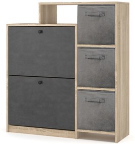 Skladací úložný box Catamo - sivá