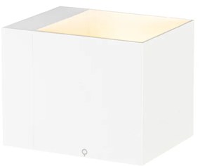 Nástenná lampa biela vrátane LED a dotykového stmievača nabíjateľná - Joris