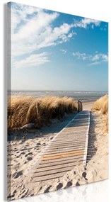 Artgeist Obraz - Lonely Beach (1 Part) Vertical Veľkosť: 20x30, Verzia: Standard