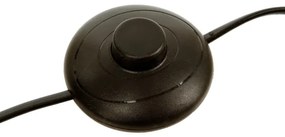 Atmosphera - Stojacia lampa EBOR 1xE27/25W/230V borovica/mosadz