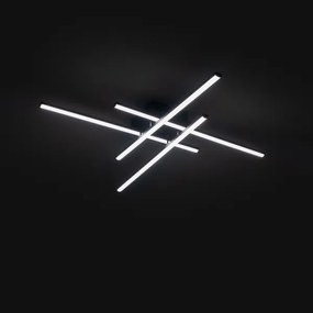 Brilagi - LED stropné svietidlo STRIPES LED/37W/230V čierne