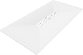Mexen Toro, SMC obdĺžniková sprchová vanička 200 x 90 cm, biela, biela krytka, 43109020-W
