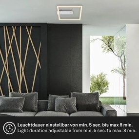 Briloner - LED stropné svietidlo so senzorom FRAME LED/14W/230V 3000K 30x32 cm matný chróm