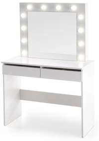 Toaletný stolík Velinio 95 cm - biela