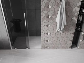 Mexen Velar, posuvné sprchové dvere do otvoru 100 cm, 8mm šedé sklo, chrómová, 871-100-000-41-01