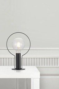 DEAN HALO | dizajnová stolná lampa Farba: Čierna