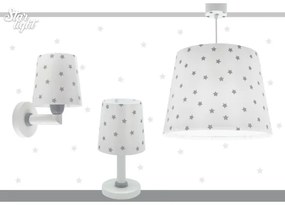 Dalber 82211B - Detská lampička STAR LIGHT 1xE14/40W/230V biela
