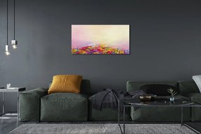 Obraz canvas Obrázok kvety neba 120x60 cm
