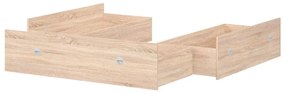 Zásuvky pod posteľ BRW Nepo Plus 160 cm (dub sonoma) (3ks). Vlastná spoľahlivá doprava až k Vám domov. 1098333