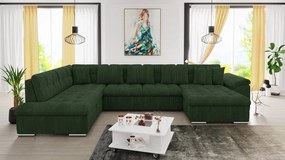 Veľká rohová pohovka do obývačky Tony, Dostupné poťahy: Poso 29, Strana: Pravá