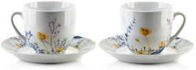 Porcelánová šálka s podšálkou Joy Composition 250 ml sada 6ks