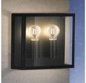 Eglo 900698 - Vonkajšie nástenné svietidlo ALAMONTE 2xE27/40W/230V IP44 EG900698