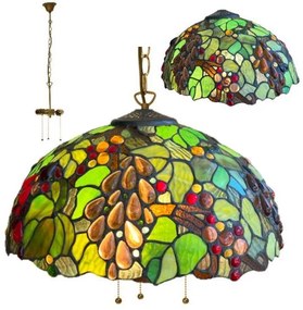 Tiffany luster Premium s troma retiazkami Ø42 WINE OVAL