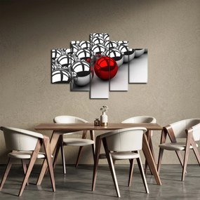 Obraz lesklých gulí (150x105 cm)