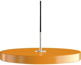 LED luster ASTERIA 17W 1200lm 3000K čierno/oranžový stmievateľný