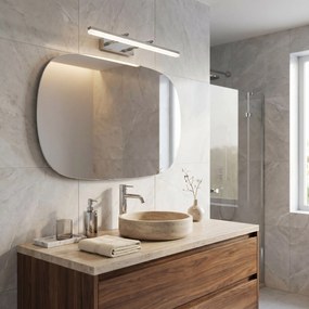 Toolight Toolight, LED nástenné svietidlo, 60cm, 9W, 4000K, 1000lm, APP1870-1W, Chrómová, OSW-66026