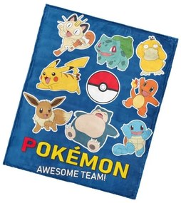 Detská deka Pokémon Pripraveni k boji 130x160 cm
