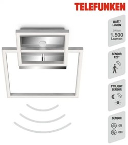 Telefunken 318608TF - LED Stropné svietidlo so senzorom FRAME LED/17W/230V 3000K