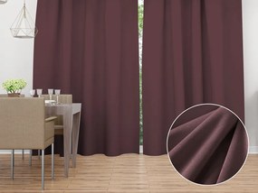 Biante Zamatový záves Velvet Prémium SVP-019 Hnedofialový - šírka 135 cm 135x170 cm