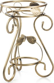 STOJAN NA KVETINÁČ FIORINA 45X31 CM ZLATÁ