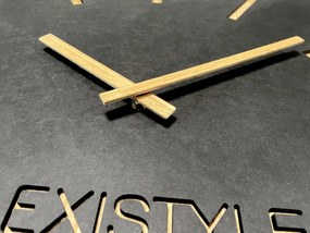 Štýlové drevené nástenné hodiny 60 cm