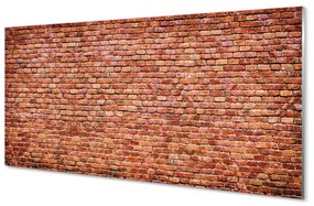 Sklenený obklad do kuchyne Tehlové múry wall 100x50 cm