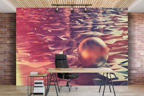 Fototapeta - 3D guľa (254x184 cm)