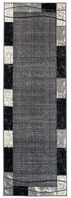 Kusový koberec PP Jimas šedý atyp 80x300cm