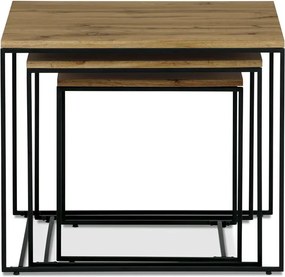 Autronic BONTEC Konferenčný stolík 60x60x51cm, mdf, divoký dub, AF-3008 OAK Farba: Prírodné