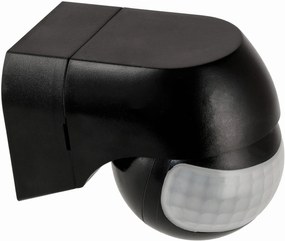 ECOLIGHT IP44 pohybový senzor čierny