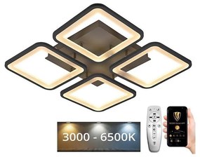 Brilagi - LED Stmievateľný prisadený luster SQUARED LED/85W/230V 3000-6500K + DO