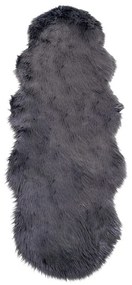 Antracitový syntetický behúň 60x180 cm – House Nordic