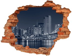 Samolepiaca diera na stenu nálepka Manhattan new york city nd-c-37762397