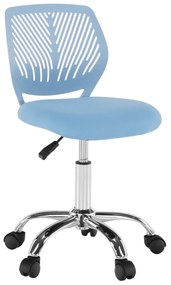 Kondela Otočná stolička, modrá/chróm, SELVA 68954