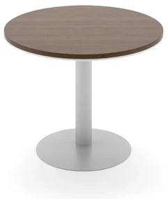 Konferenčný stôl TopOffice priemer 100 cm, dub charleston