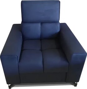 Kreslo TIMON, modrá (monolith 79)