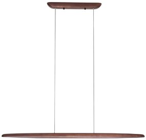 MAXLIGHT P0598 - LED Luster na lanku WOODY LED/25W/230V hnedá/borovica