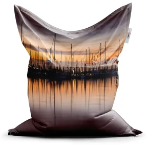 Sablio Sedací vak Večerný prístav - 200x140 cm