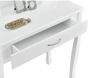 Toaletný stolík Lena - biely